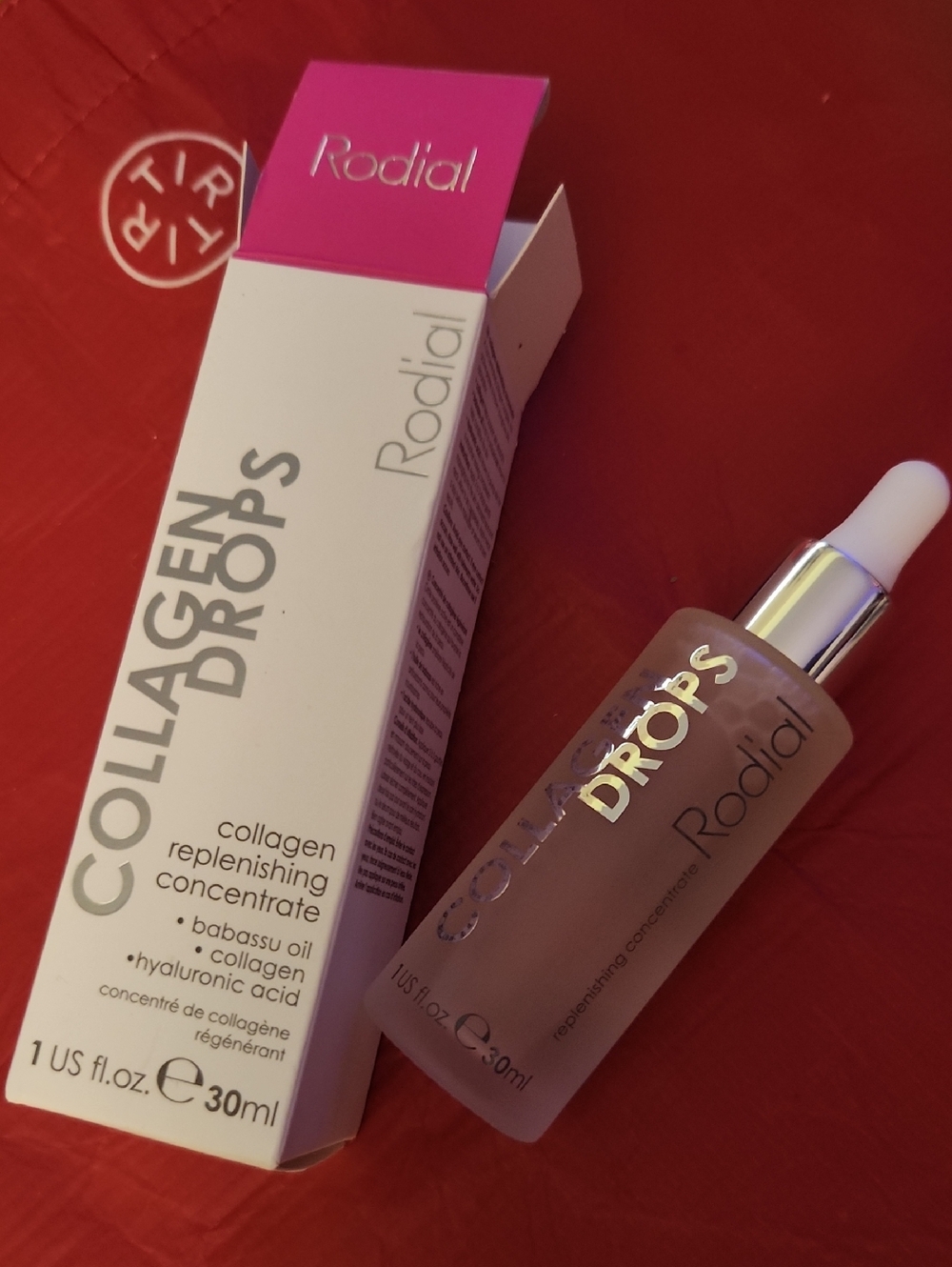 Rodial Collagen Drops Primer - Pink and White Packaging
